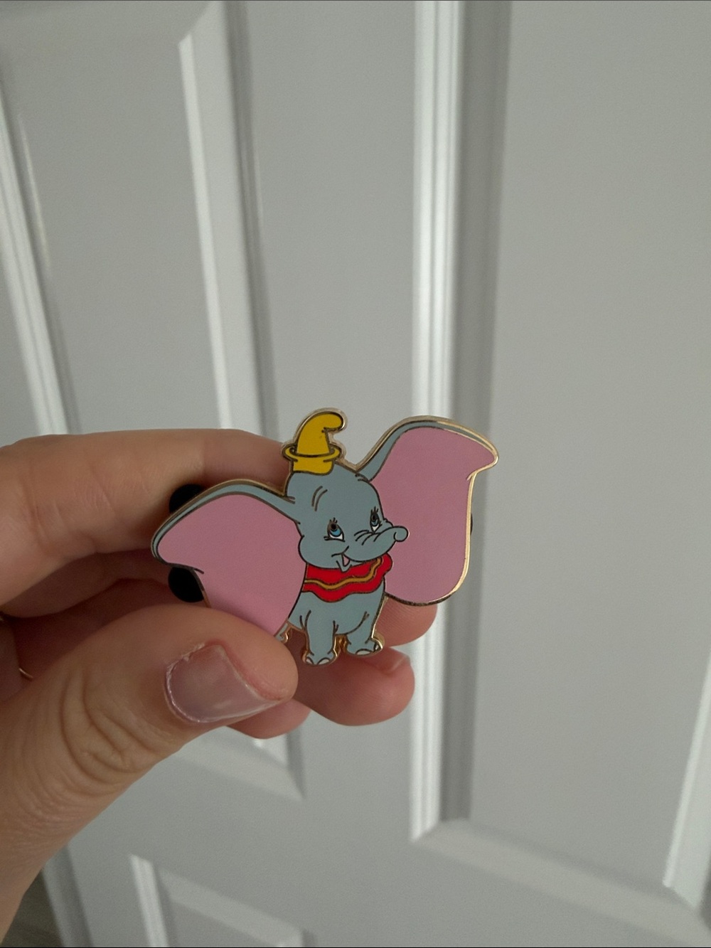 Disney Gold Puzzle-Style Enamel Pin Back